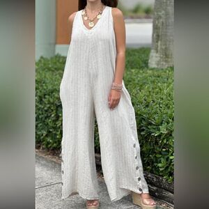 Made in Italy Linen Jumpsuit